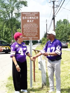 Street  named  to honor  family